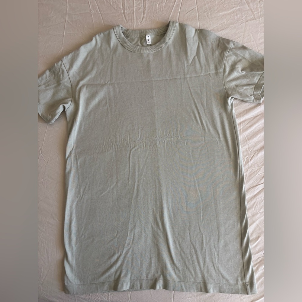 KOTN T-Shirt Dress in Greyish Green